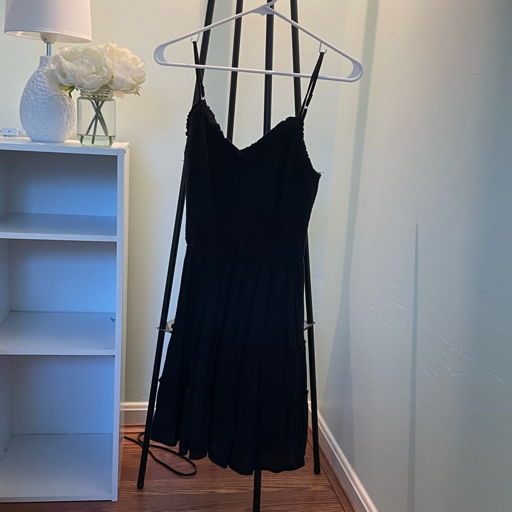 Black Smocked Dress